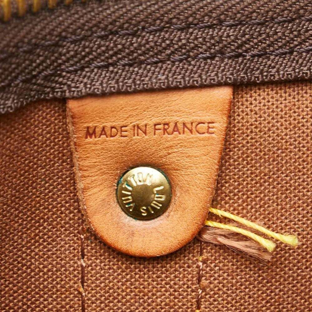 LOUIS VUITTON Brown Monogram Leather Keepall 50 Boston Bag - Picture 15 of 16